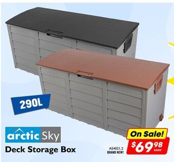 Factory Direct Arctic sky deck storage box offer