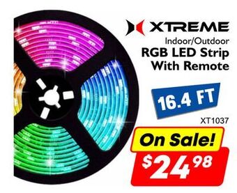 Factory Direct Xtreme 16.4ft indoor/outdoor rgb led strip with remote offer