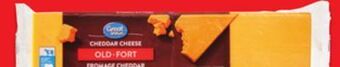 Walmart Great value cheese blocks offer