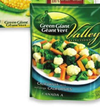 Walmart Green giant frozen vegetables offer