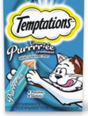 Walmart Temptations creamy purrrr-ée cat treats offer