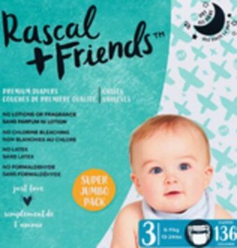 Walmart Rascal + friends jumbo box diapers offer