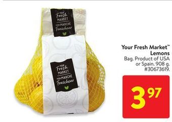 Walmart Your fresh market™ lemons offer
