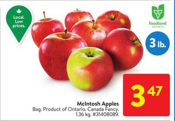 Walmart Mcintosh apples offer