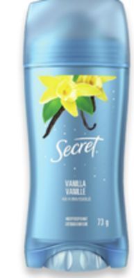Walmart Secret antiperspirant 73 g offer