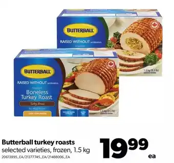 Real Canadian Superstore Butterball turkey roasts offer
