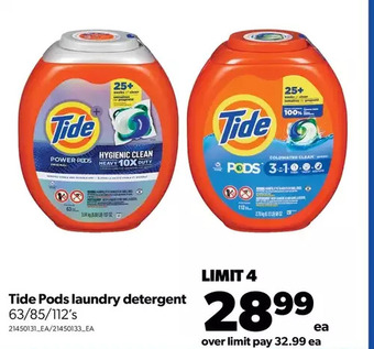 Real Canadian Superstore Tide pods laundry detergent offer