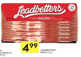 Foodland Leadbetters bacon offer