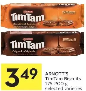 Foodland Arnott's timtam biscuits offer