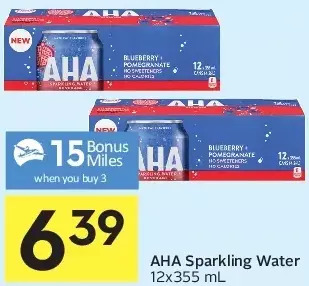 Foodland Aha sparkling water offer