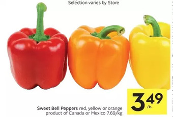 Foodland Sweet bell peppers offer