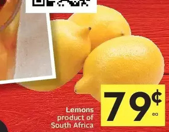 Foodland Lemons offer