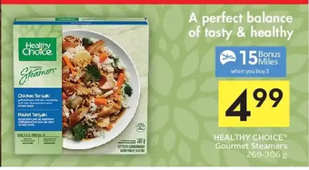 Foodland Healthy choice gourmet steamers offer
