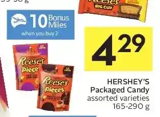 Foodland Hershey's packaged candy offer