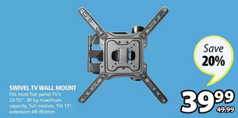 JYSK Swivel tv wall mount offer