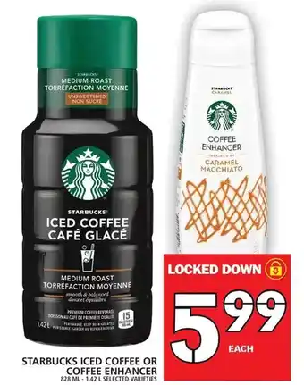 Food Basics Starbucks coffee or coffee enhancer offer