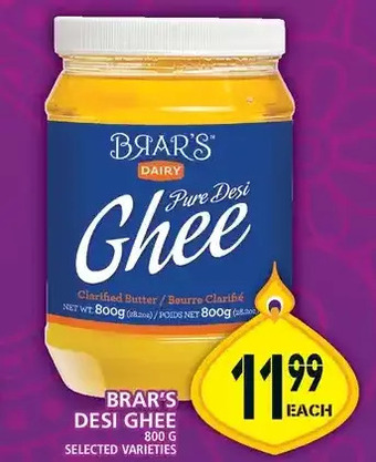 Food Basics Brar's desi ghee offer