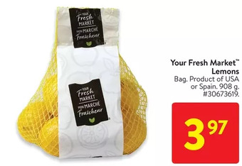 Walmart Your fresh market lemons offer