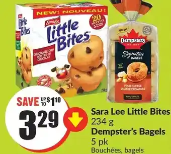 FreshCo Sara lee little bites | dempster's bagels offer