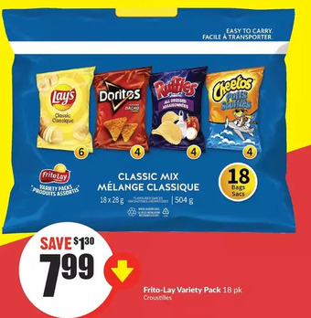 FreshCo Frito-lay variety pack offer