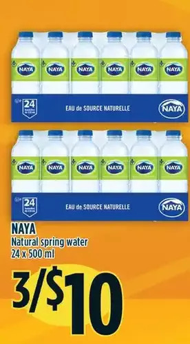 Marché Adonis Naya natural spring water offer