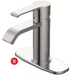 Lowe's Allen + roth "veda" lavatory faucet. chrome finish offer