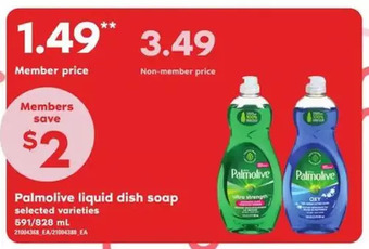 Independent Grocer Palmolive liquid dish soap offer