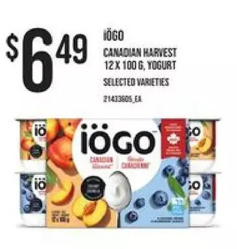 Independent Grocer Iogo canadian harvest yogurt offer