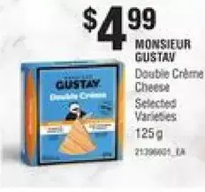 Independent Grocer Monsieur gustav double creme cheese offer
