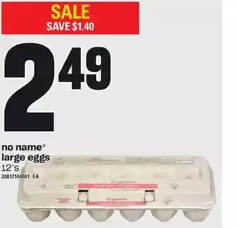 Zehrs Markets No name large eggs offer