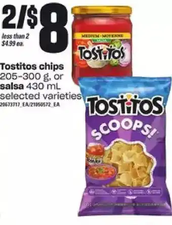 Independent Grocer Tostitos chips or salsa offer