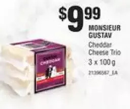 Zehrs Markets Monsieur gustav cheddar cheese offer
