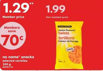 Zehrs Markets No name snacks offer