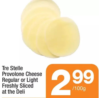 Highland Farms Tre stelle provolone cheese offer