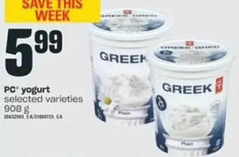 Valu-mart Pc yogurt offer