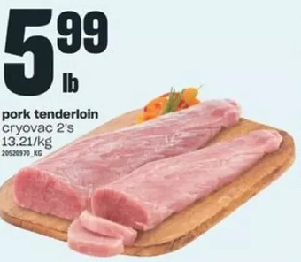 Valu-mart Pork tenderloin offer