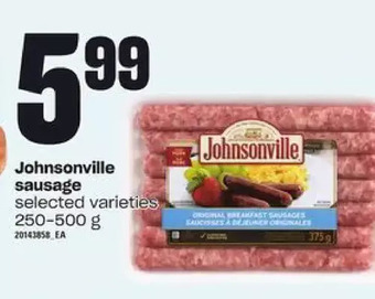 Loblaws Johnsonville sausage offer
