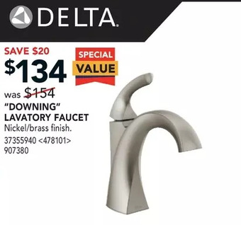 RONA "downing" lavatory faucet offer
