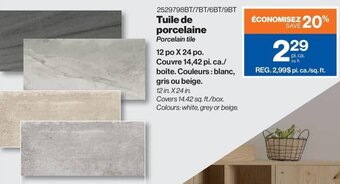 Patrick Morin Tuile De Porcelaine offer