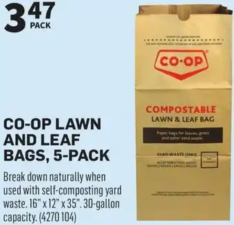 Co-op Co-op Lawn And Leaf Bags, 5-Pack offer