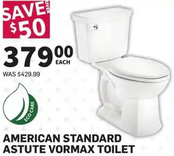 Co-op American Standard Astute Vormax Toilet offer