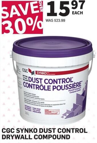 Co-op CGC Synko Dust Control Drywall Compound offer