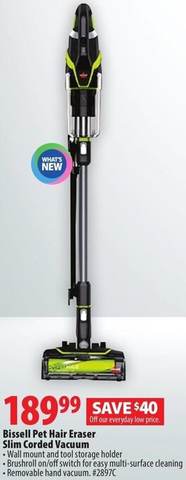 London Drugs Bissell Pet Hair Eraser Slim Corded Vacuum offer