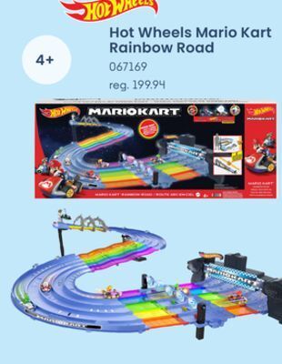 Toys R us Hot wheels mario kart rainbow road offer