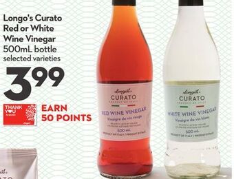 Longo's Longo's curato red or white wine vinegar offer