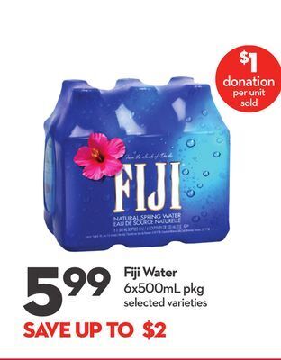 Longo's Fiji water offer
