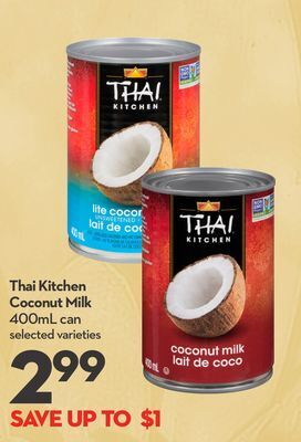 Longo's Thai kitchen coconut milk offer