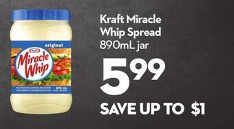 Longo's Kraft miracle whip spread offer