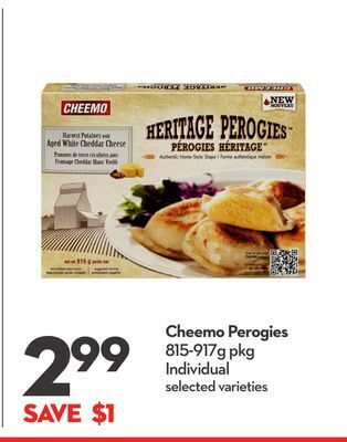 Longo's Cheemo perogies offer