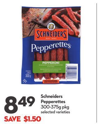 Longo's Schneiders pepperettes offer